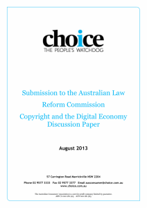 DVDs and digital video files - Australian Law Reform Commission