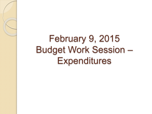Budget Work Session - King William County