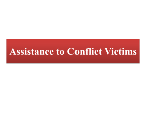 ICRC's Assistance to Conflict Victims…