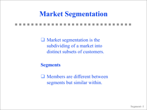 Perceptual mapping