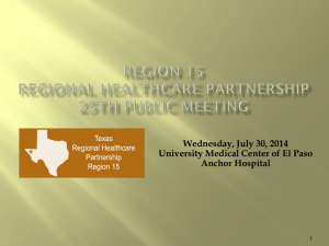 Region 15 - University Medical Center of El Paso