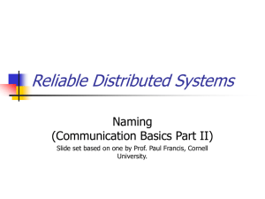 CS514: Intermediate Course in Operating Systems