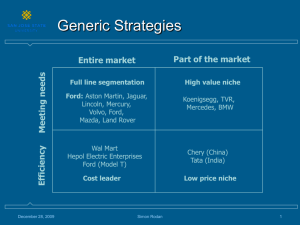 Undifferentiated product