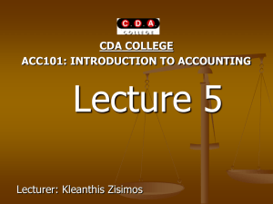 Lecture 5 - cda college