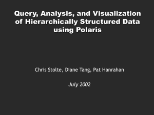 Query, Analysis, and Visualization of Hierarchically Structured Data