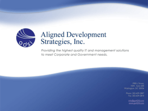 - Aligned Development Strategies, Inc.
