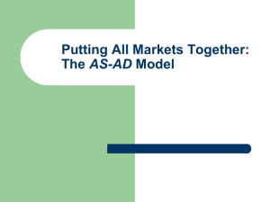 Deriving the Aggregate Supply Relation