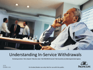 Understanding In-Service Withdrawals