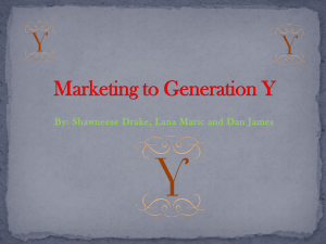 Marketing to Generation Y