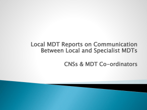 Communication - Cheshire & Merseyside Strategic Clinical Networks