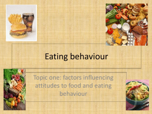 Eating behaviour