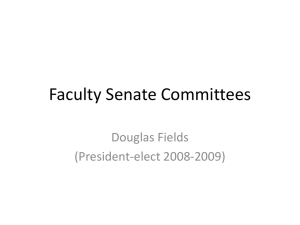 Faculty Senate Committees - UNM Faculty Governance