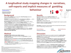 A longitudinal study mapping changes in narratives, self