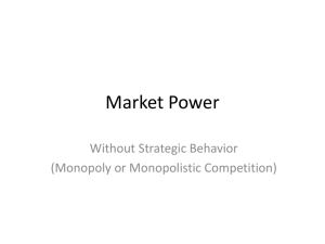 Market Power