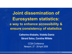 a way to enhance accessibility & ensure consistency of statistics