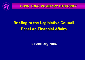 banking sector performance - Hong Kong Monetary Authority