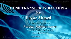 life science. presentation by fayaz