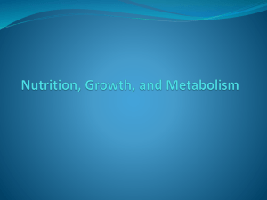 Microbial growth and metabolism