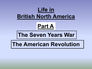 Life in British North America