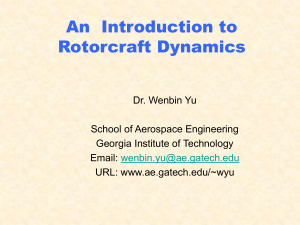 Dynamic Model of ITU LCH Rotor Using DYMORE