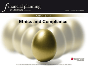 Ethics & Compliance - Chapter 3 Prescribed Course