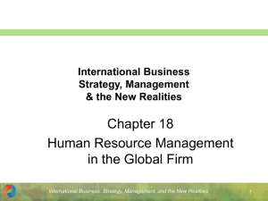 International Business Strategy, Management & the