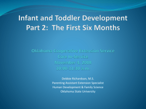 Infant and Toddler Development Part 2
