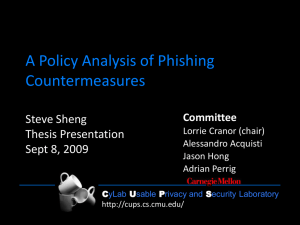 Evaluating Anti-Phishing Tools