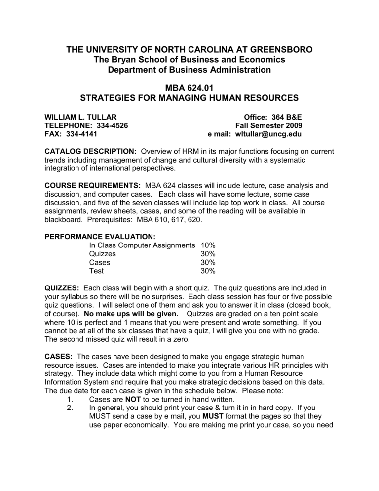 Syllabus for Organizational Change and