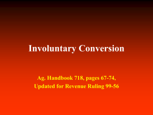 Involuntary Conversions