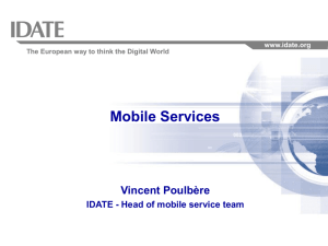 Mobile services