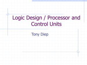 Logic Design / Processor and Control Units