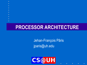 Chapter V Processor Architecture