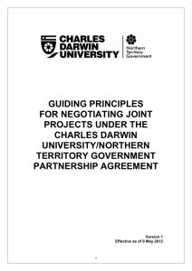 guiding principles - Charles Darwin University