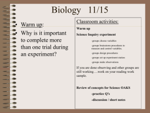 Biology 9/5/12