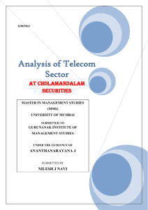 Analysis of Telecom Sector