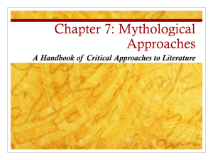 Chapter 7: Mythological Approaches
