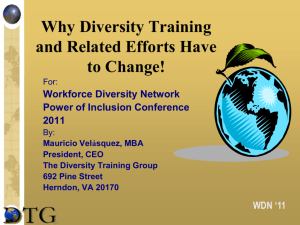 Diversity Awareness Workshop Human Relations