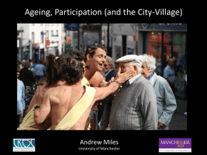 Andrew Miles Ageing and Resilience