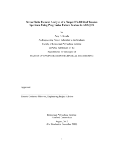 Sissala - FEA Simple Tension Test Progressive Fai+