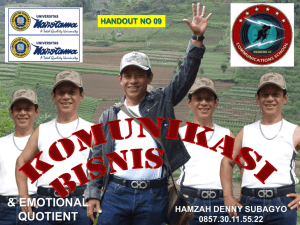 Slide 1 - WebBlog Denny Hamzah