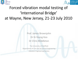 Forced Vibration Modal Testing