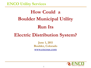 Dennis Eastman, President ENCO Utility Services, Power Point