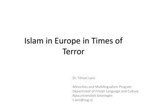 Islam in Europe in Times of Terror