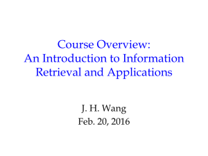 Course Overview