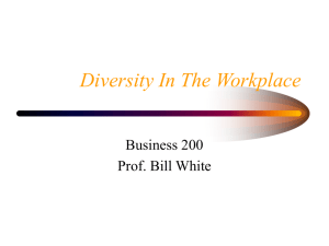 Diversity In The Workplace - Cal State LA