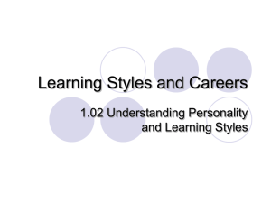 1.02 Learning Styles