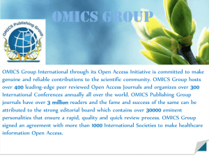 PPT Version - OMICS International