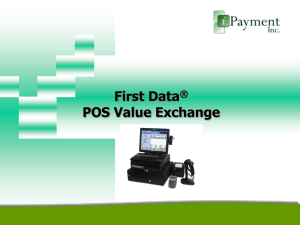 First Data POS Value Exchange