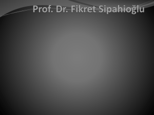 APPROACH TO WEIGHT LOSS Prof. Dr. Fikret Sipahio*lu